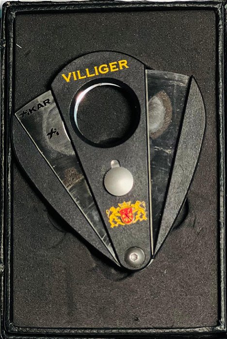 Cortador de Charuto Metal Villiger Preto