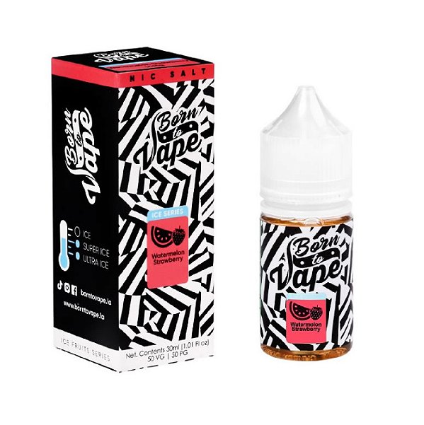 Salt Born To Vape Watermelon Strawberry 35MG 30ML