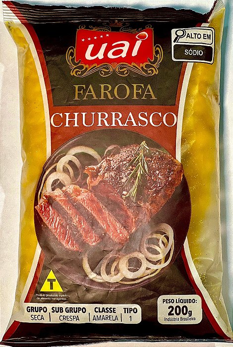 Farofa Uia Churrasco 200G