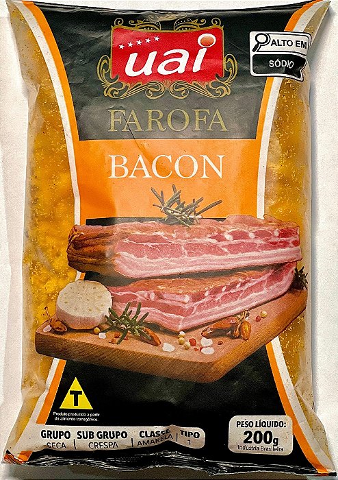 Farofa Uai Bacon 200G