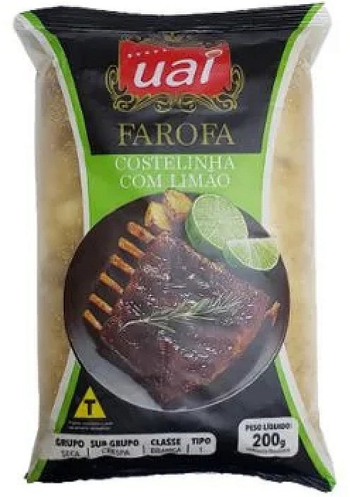 Farofa Uai Costelinha Com Limao 200G