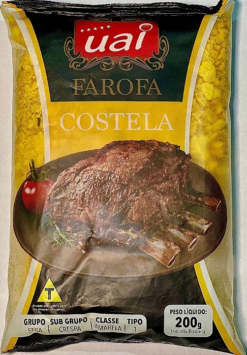 Farofa Uia Costela 200G