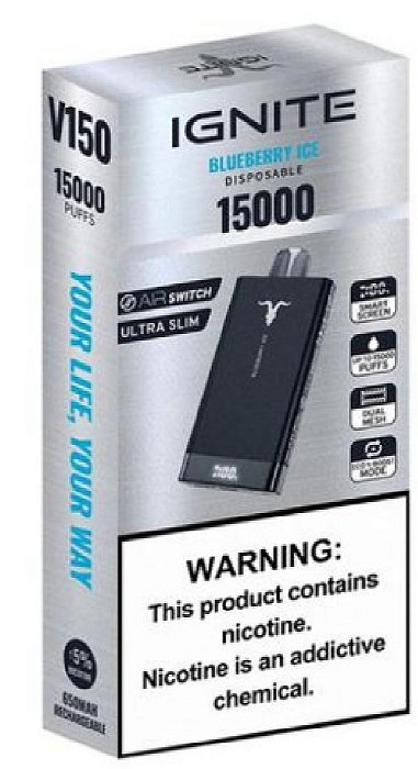Ignite 15000 Puffs Bluberry Ice