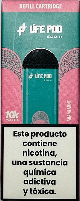 Refil Life Pod 10000 Miami Mint
