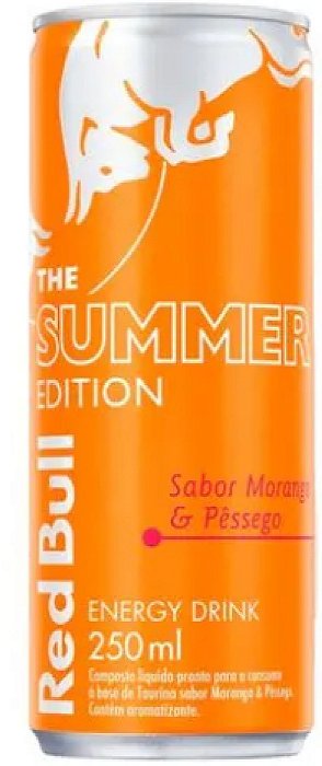 Red Bull Morango e Pessego 250ML