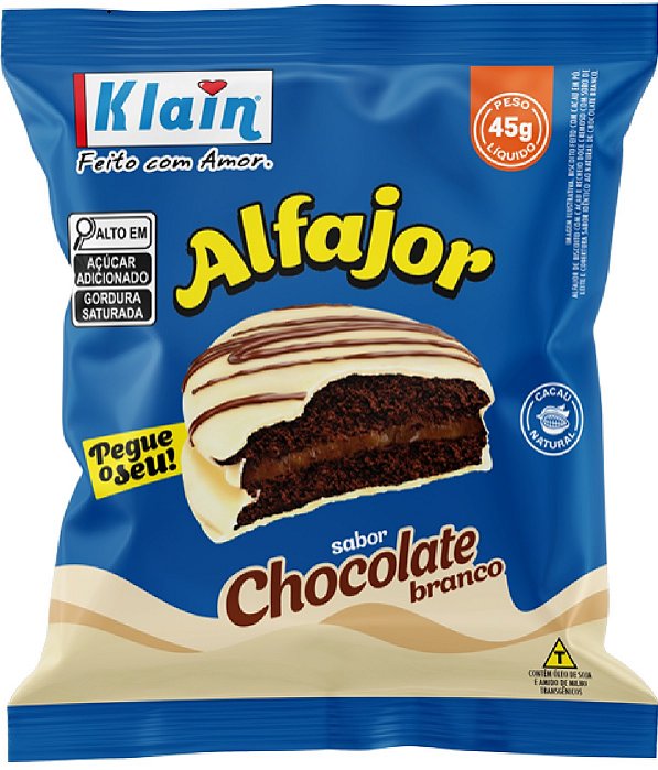 Alfajor Klain Branco 45G