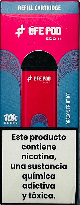 Refil Life Pod 10000 Dragon Fruit Ice