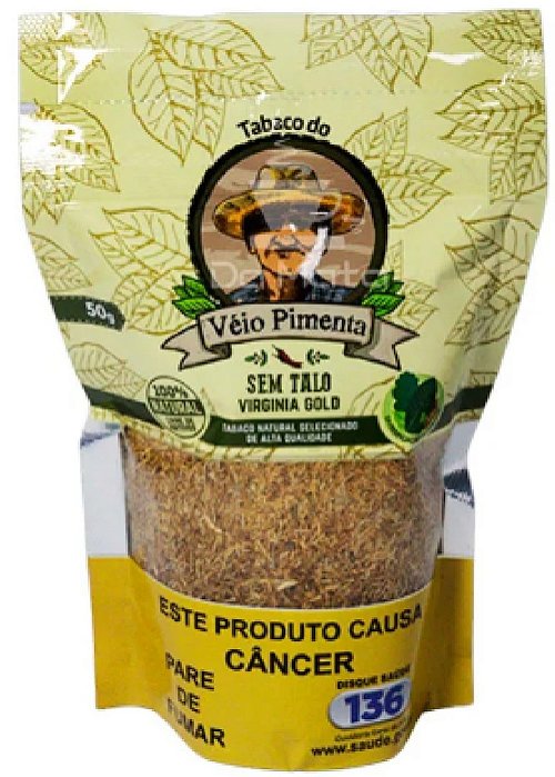 Tabaco Veio Pimenta Golden 50G