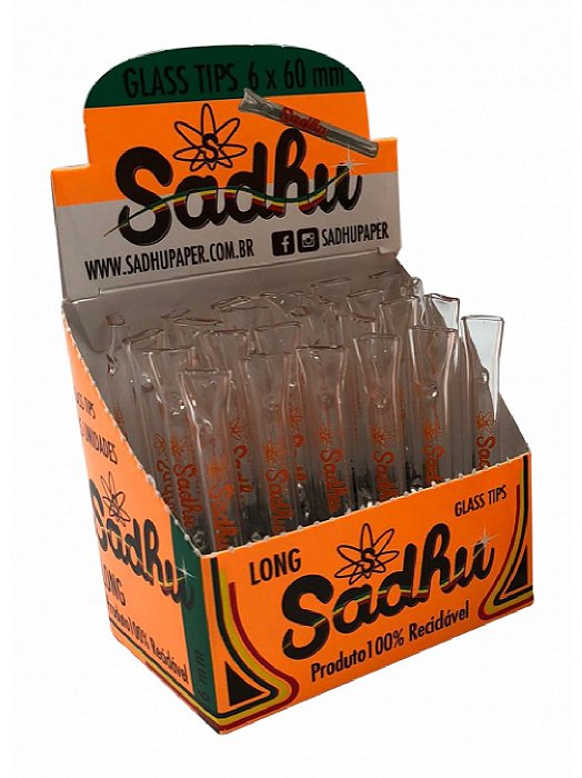 Piteira de Vidro Sadhu 6mm X 6cm 1und