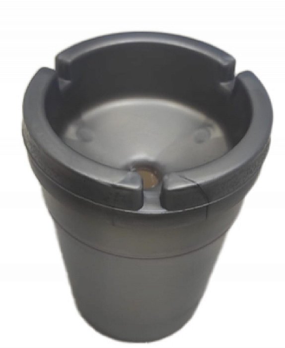 Cinzeiro de Plastico P/ Carro Prata