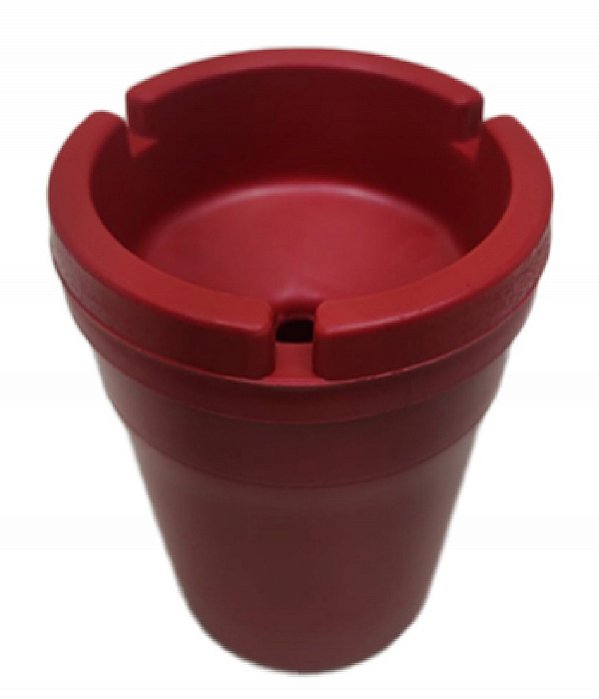 Cinzeiro de Plastico P/ Carro Vermelho