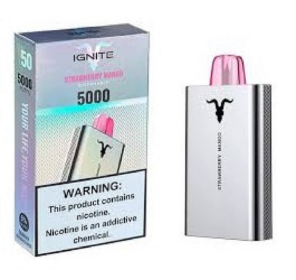 Ignite 5000 Puffs Strawberry Mango