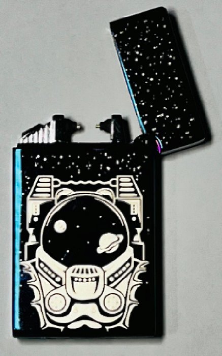 Isqueiro Purple Fire Astronauta Azul