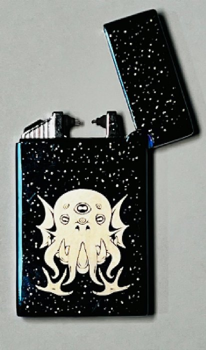 Isqueiro Purple Fire Polvo Azul