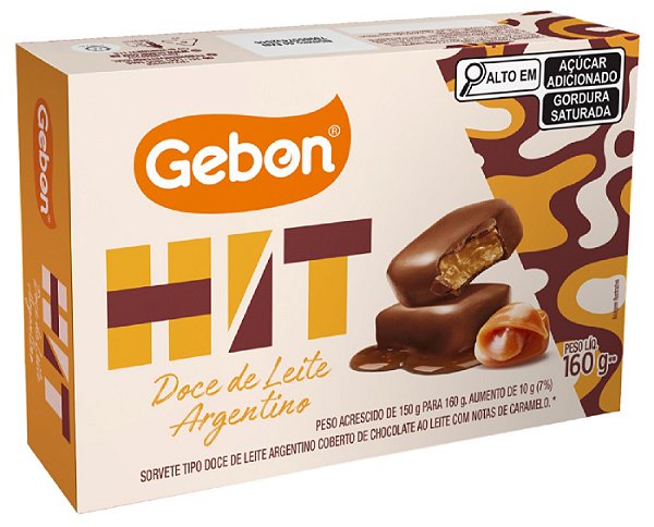 Sorvete Gebon Hit Doce de Leite