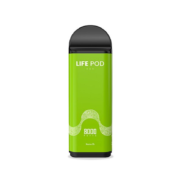 Refil Life Pod 8000 Puffs Green Apple
