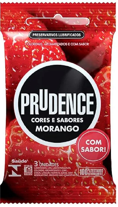Preservativo Prudence Morango