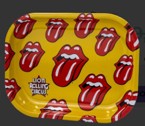 Bandeja de Metal Lion Pequena Rollins Stones