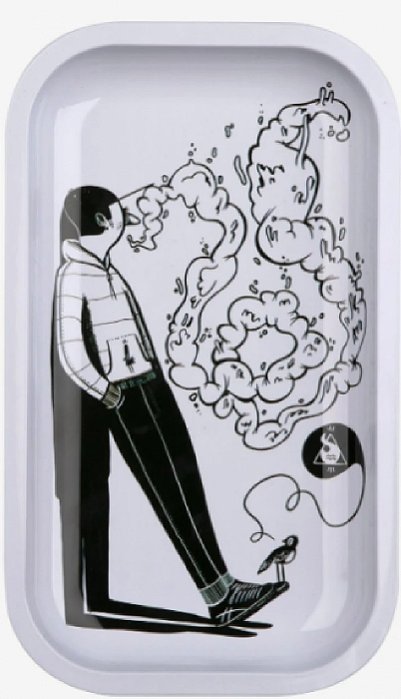 Bandeja de Metal Squadafum Grande Alex Senna