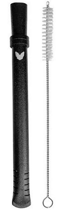 Bomba e Escova de Terere Chacal Achatada Preta