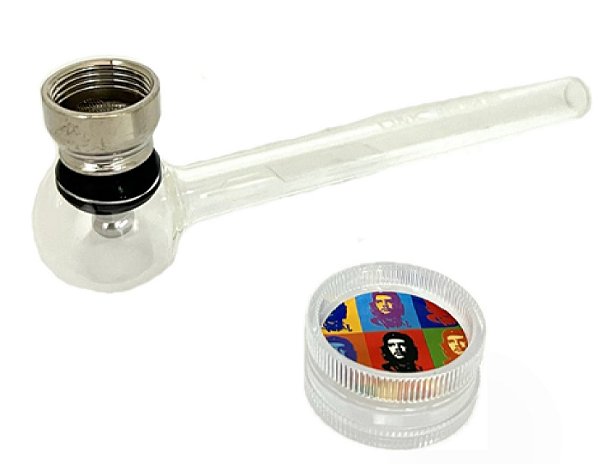 Pipe de Vidro D&k Bolinha Incolor