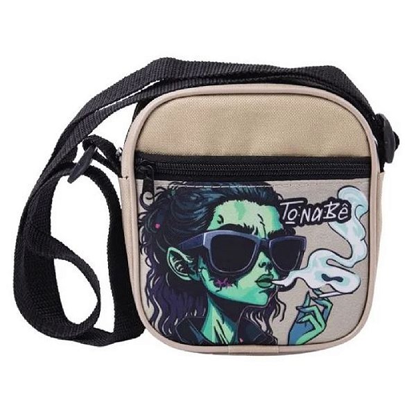 Shoulder Bag Tonabe Bege Cranio