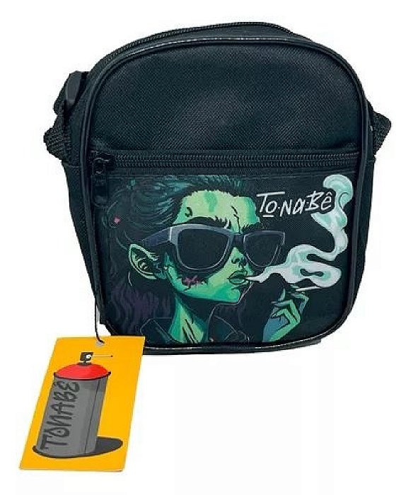 Shoulder Bag Tonabe Preto Cranio