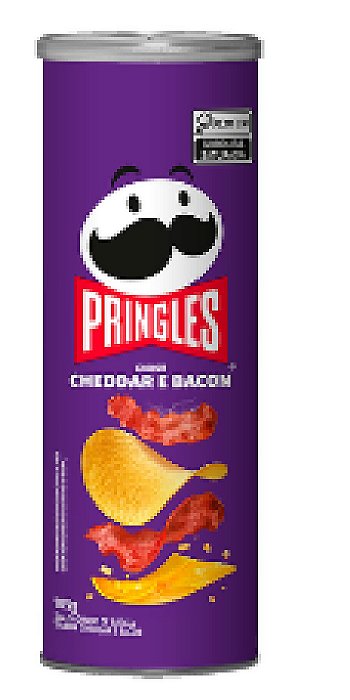 Batata Pringles Cheddar e Bacon 105G