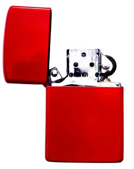 Isqueiro Metal Vermelho