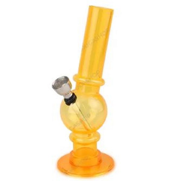 Bong Genio Acrilico Mini Laranja