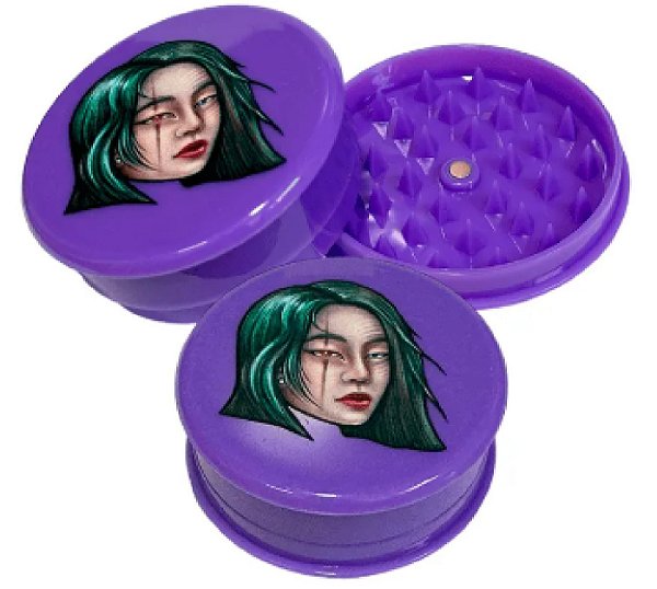 Dichavador Acrilico Lion 3partes