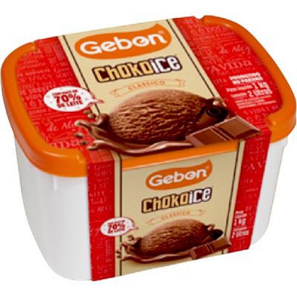 Sorvete Gebon Especial Choco Ice 2L