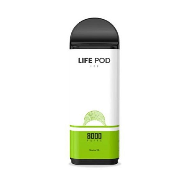 Refil Life Pod 8000 Puffs Lemon Grass