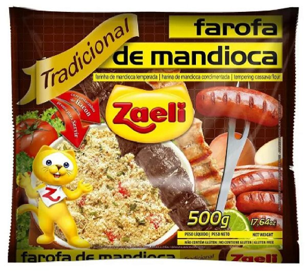 Farofa Zaeli Tradicional 500G