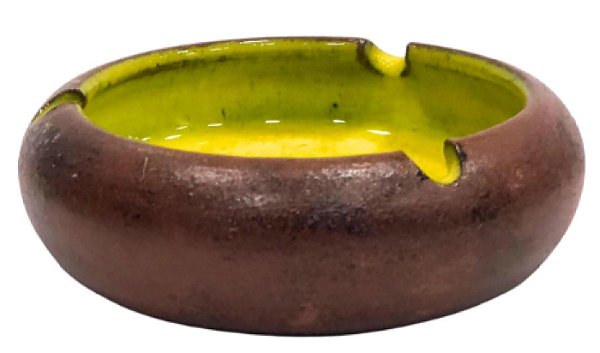 Cinzeiro de Porcelana C1n Redondo 3 Cortes