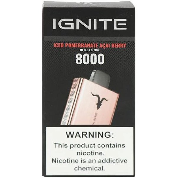 Ignite 8000 Puffs Iced Pomegranate Acai Berry