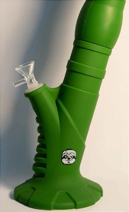 Bong de Silicone Slow Burning Ice Verde