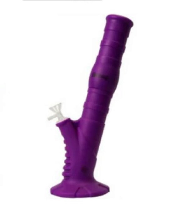 Bong de Silicone Slow Burning Ice Roxo
