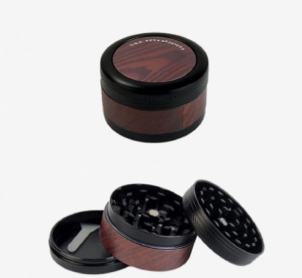 Dichavador Metal D&k Dengke 3 Partes Tampa Madeira