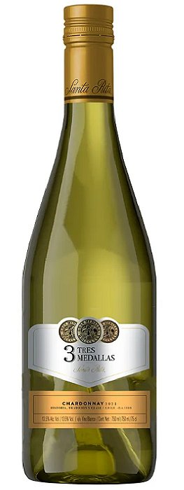Vinho 3 Medallas Chardonnay 750ML
