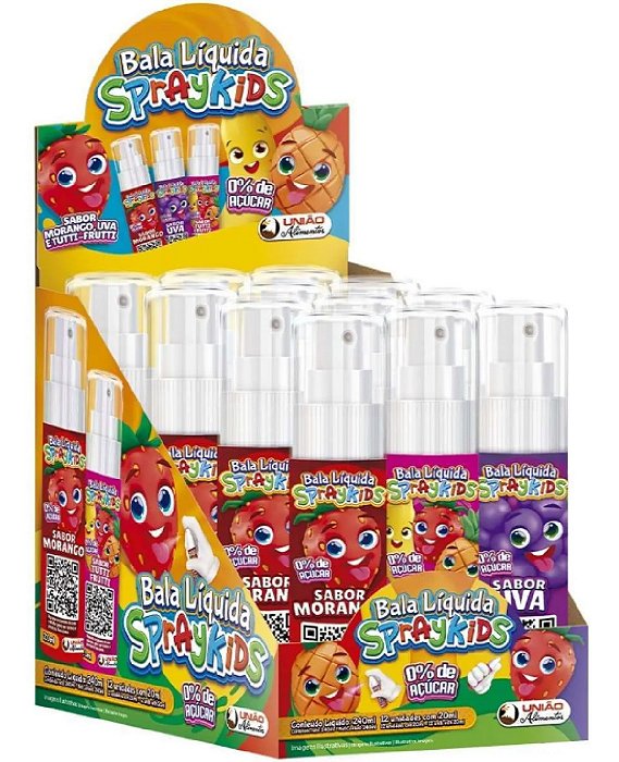 Bala Liquida Spray Kids