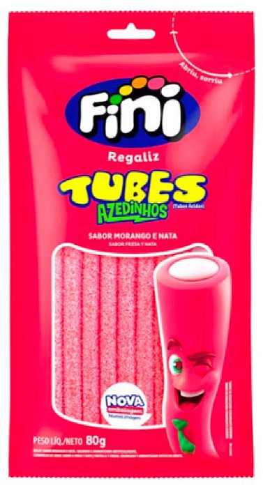 Fini Tubes Morango Citrico 80G