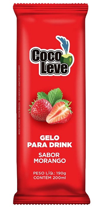 Gelo Cocoleve Morango 190G