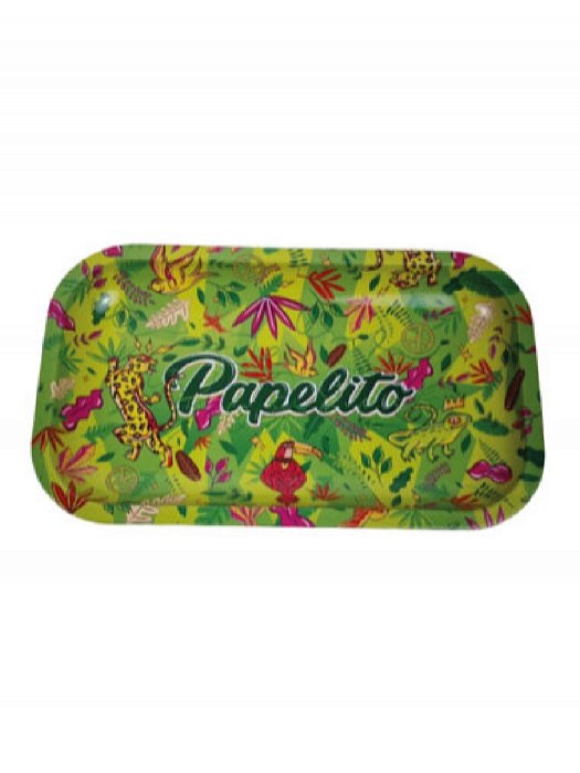 Bandeja Papelito Media Fauna e Flora Verde