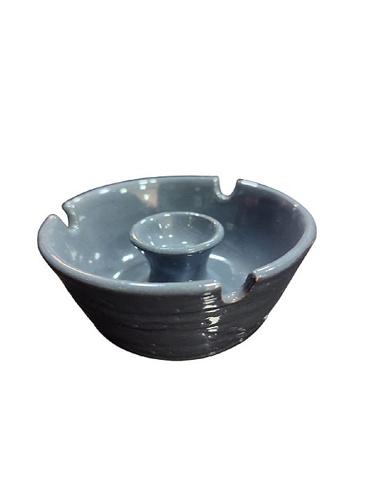 Cinzeiro de Porcelana C1n Bate Cinza Cinza Ref.105