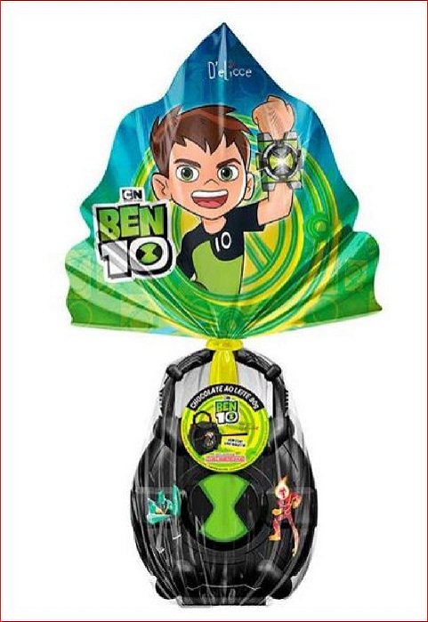 Ovo Pascoa Topcau Ben 10 90G