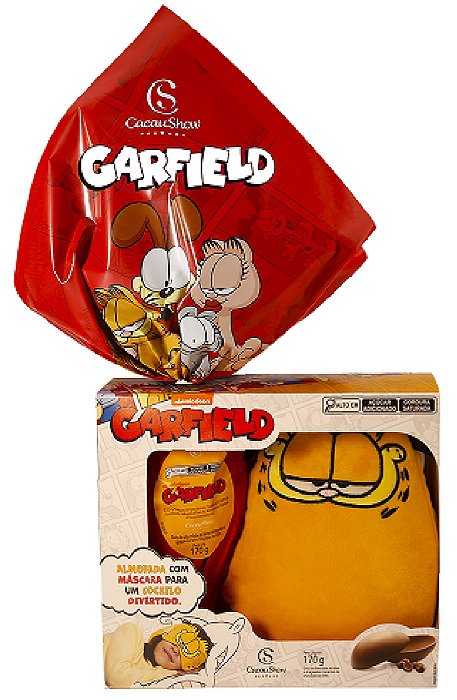 Ovo Pascoa Cacau Show Almofada Garfield