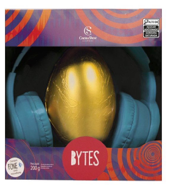 Ovo Pascoa Cacau Show Fone Azul