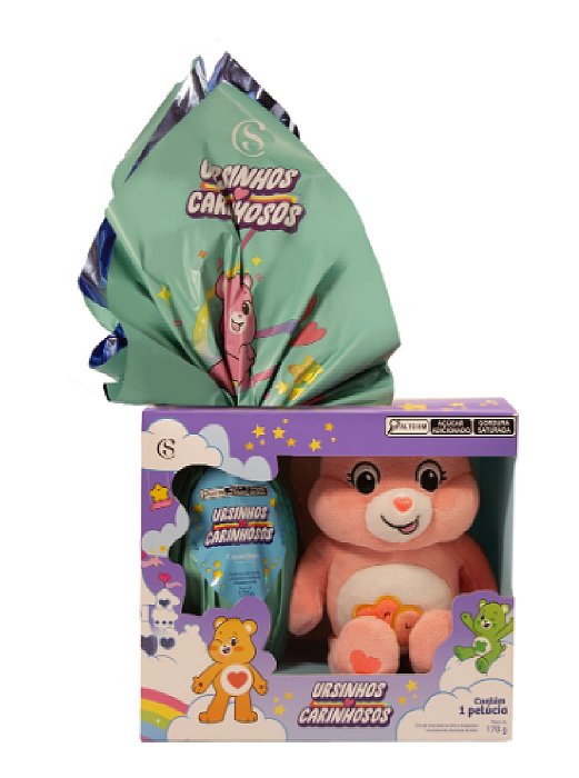 Cacau Show Urso Amorosa Rosa 170g