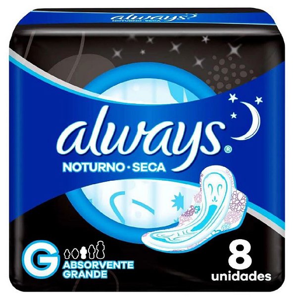 Absorvente Always Noturno C/ Abas